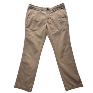 Abercrombie & Fitch Mens 34x32 Khaki Pants Casual Chino Trousers